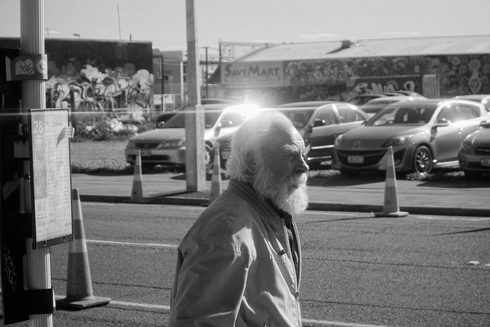 Save Mart and bus stop