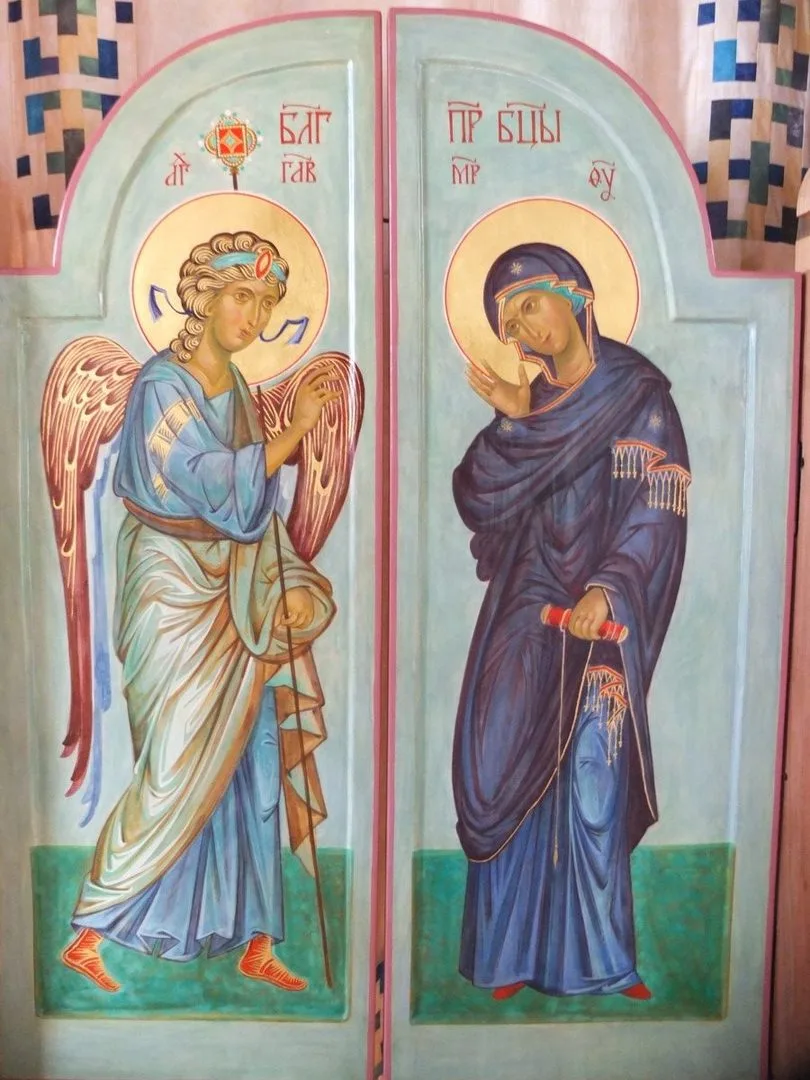 Royal doors at St Nicholas Russian Orthodox Church