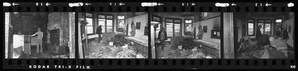 Aftermath of a house fire at 110 Jeffreys Road