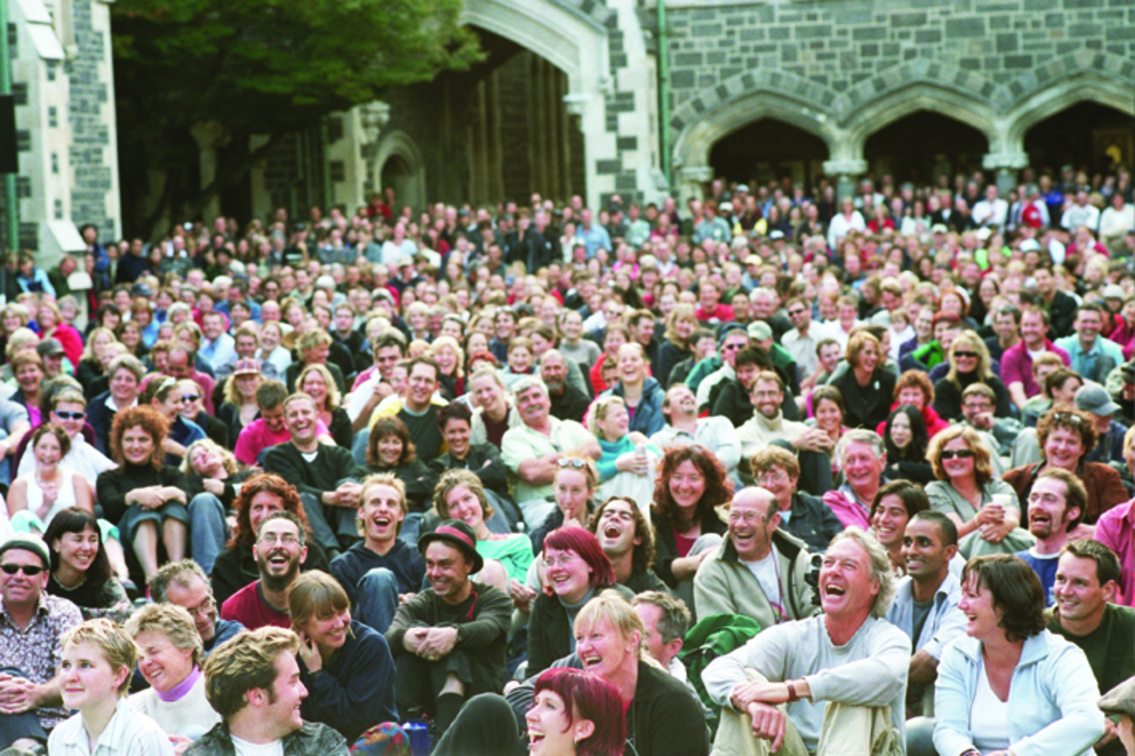 Crowd at Comedy Club performance