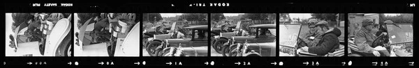 Cars at international vintage car rally
