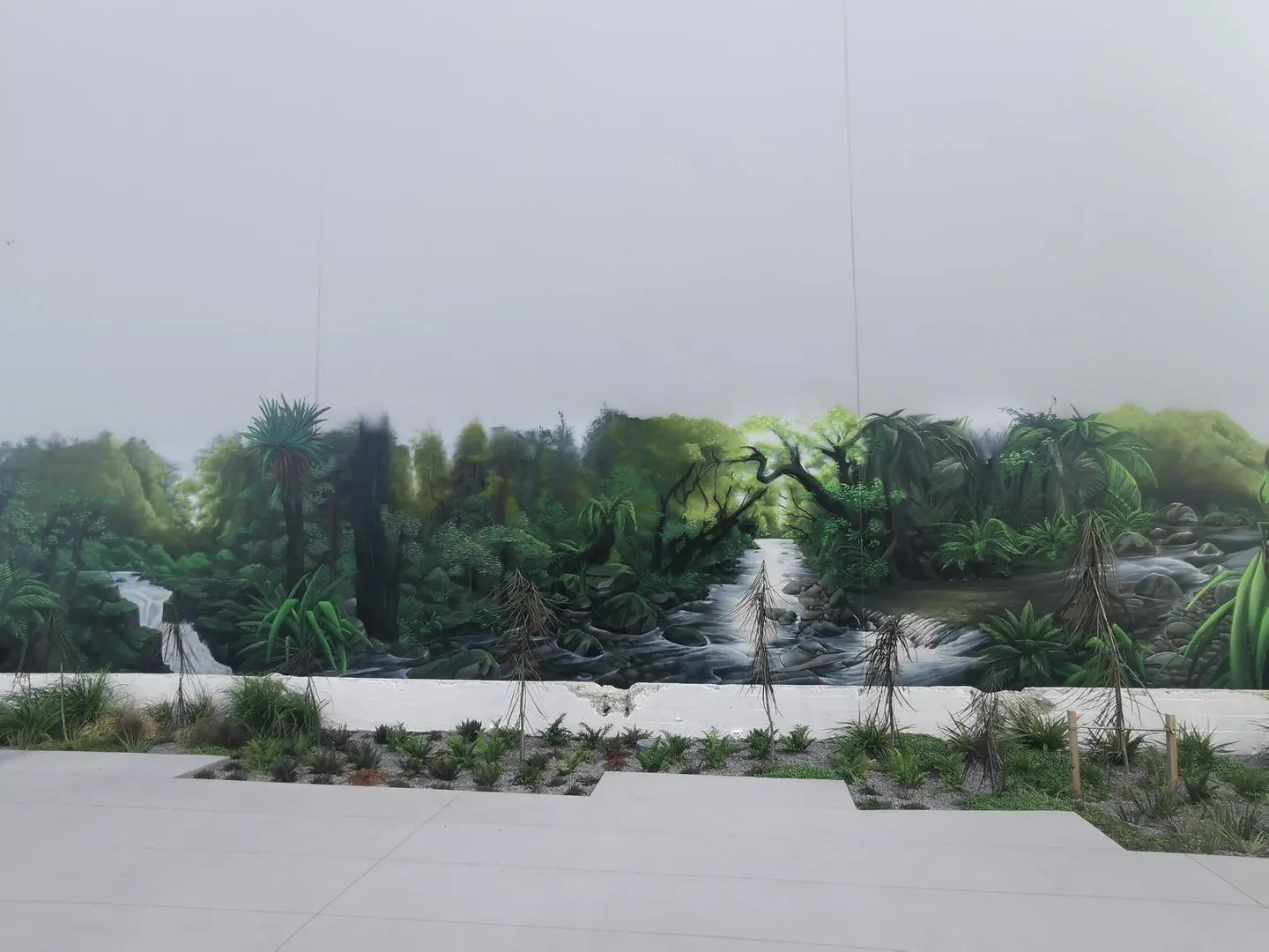 Dcypher and Jacob "Yikes" Ryan mural - South Frame Walkway