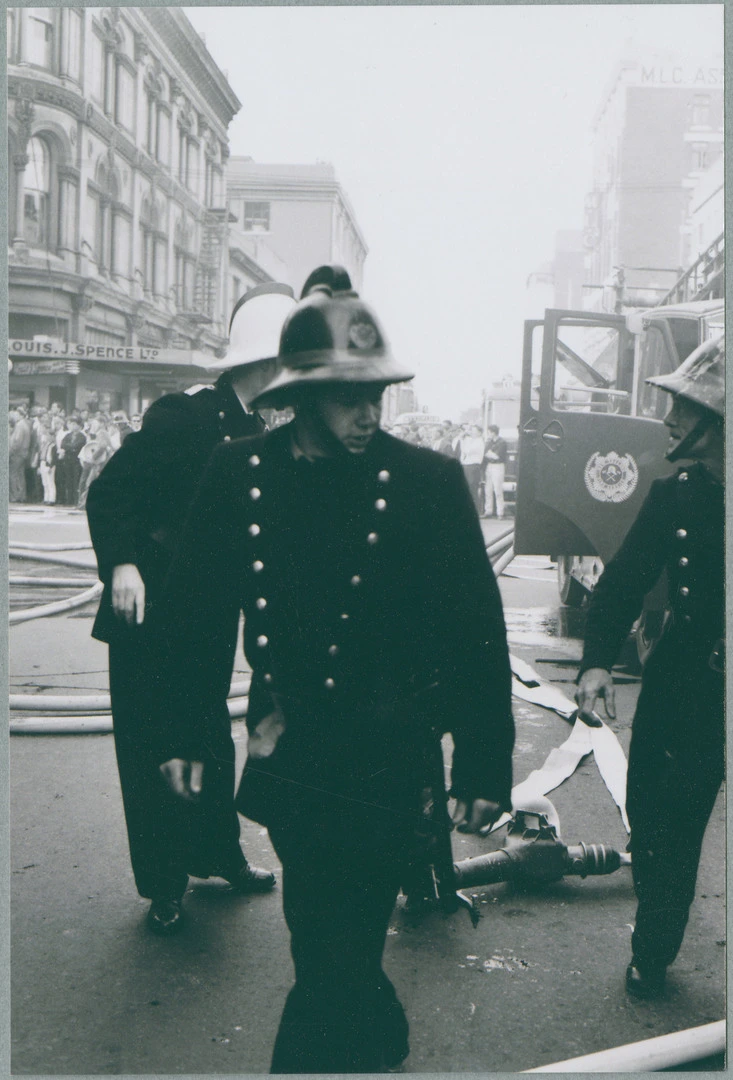 Street Scene during the Para Rubber fire