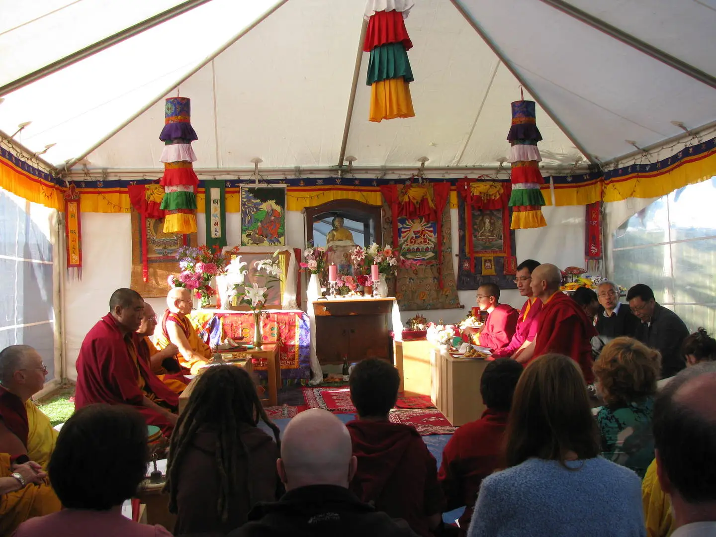 Reception for Dhargyey Yangsi Rinpoche