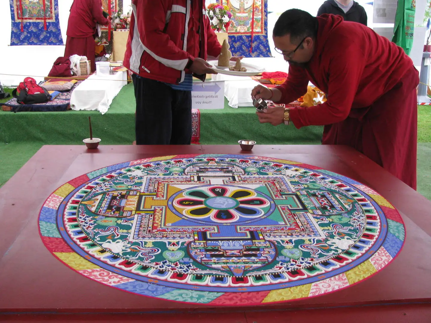 Chenrezig sand mandala