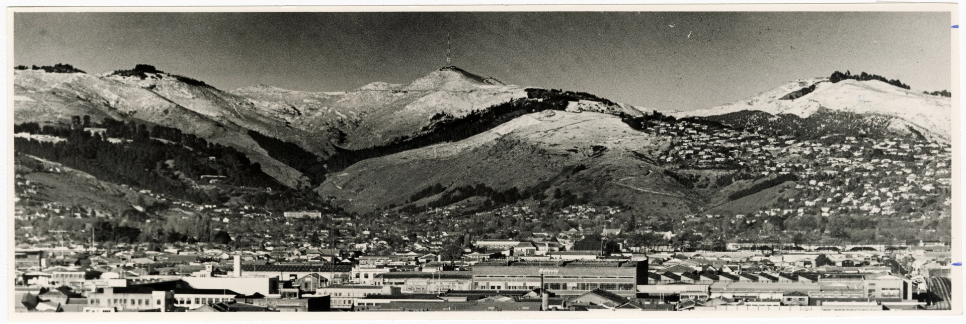 Snow on the Port Hills