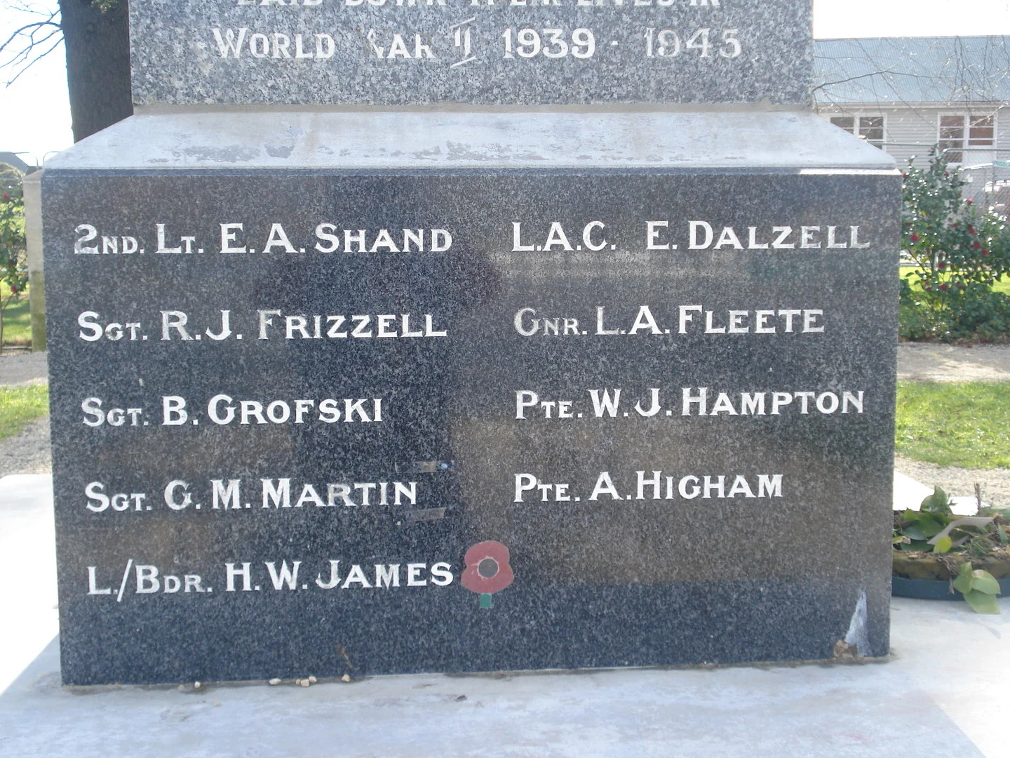 Burwood war memorial
