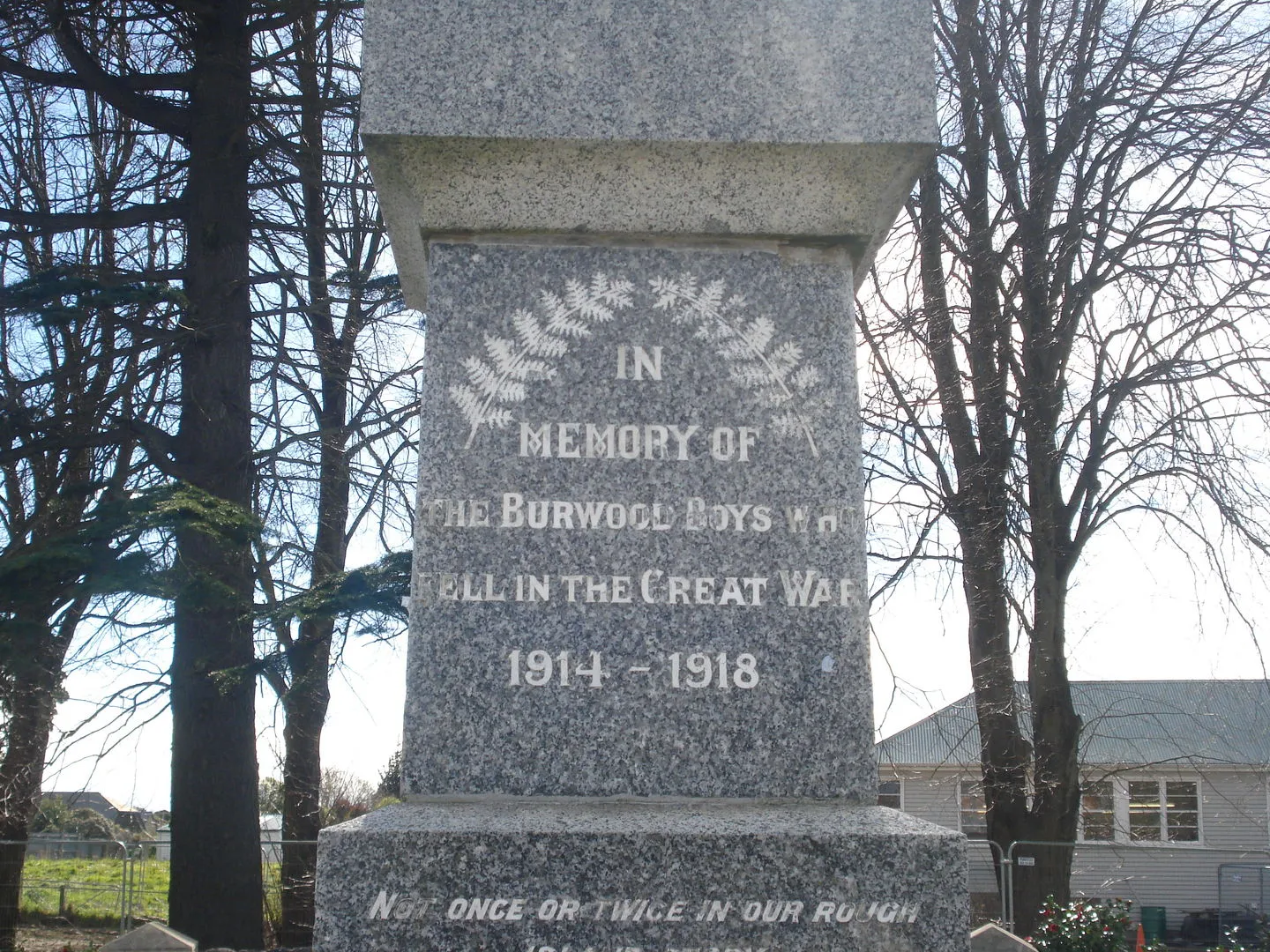 Burwood war memorial