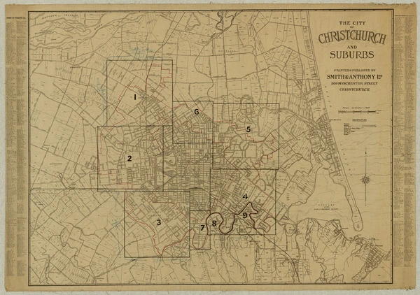 The city of Christchurch and suburbs