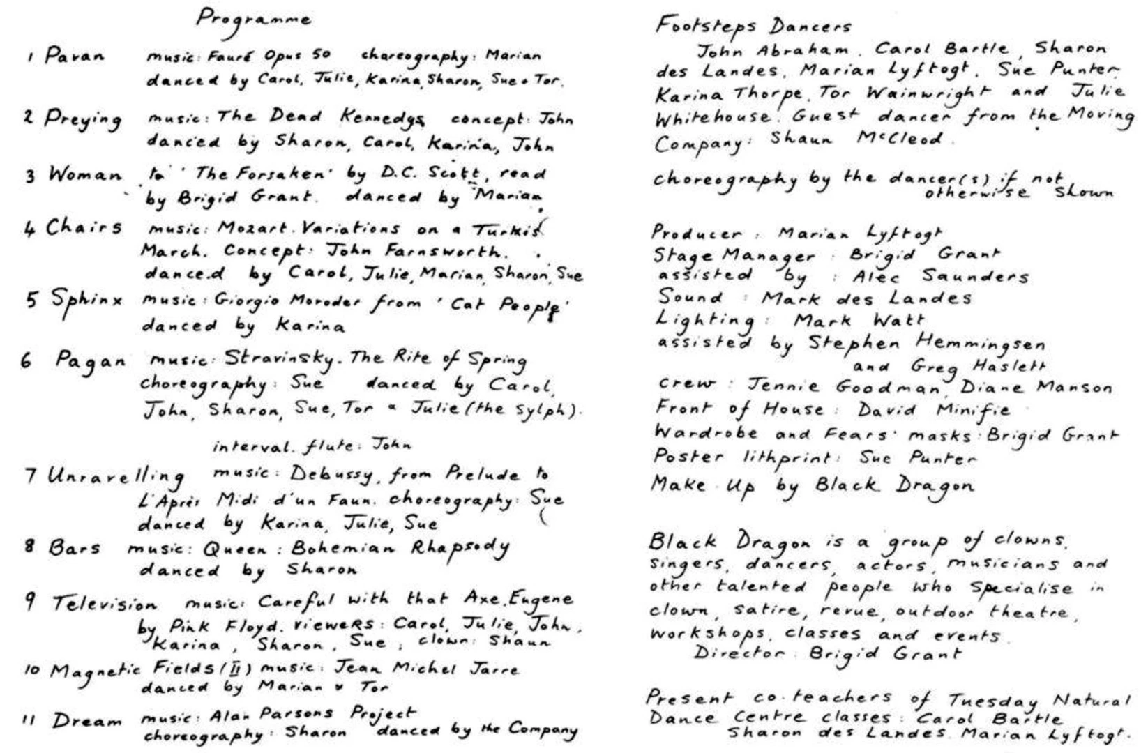 Footsteps 1 Programme
