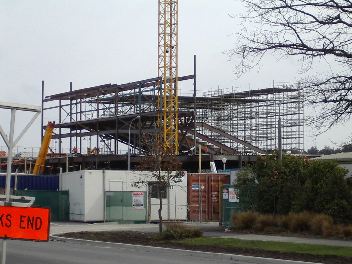 Hoyts construction at Riccarton