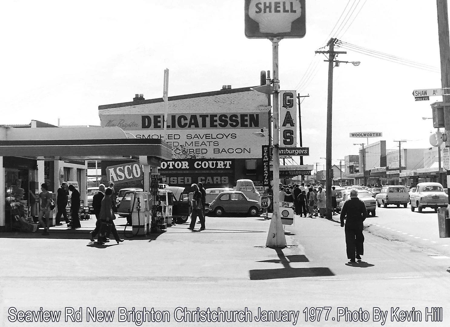 Shell service station on Seaview Road
