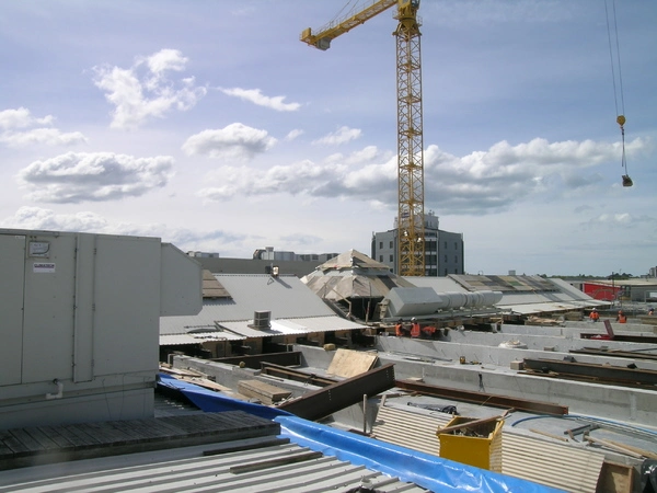 Roof of Westfield Riccarton Mall