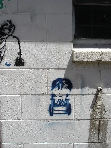 Timmy stencil art