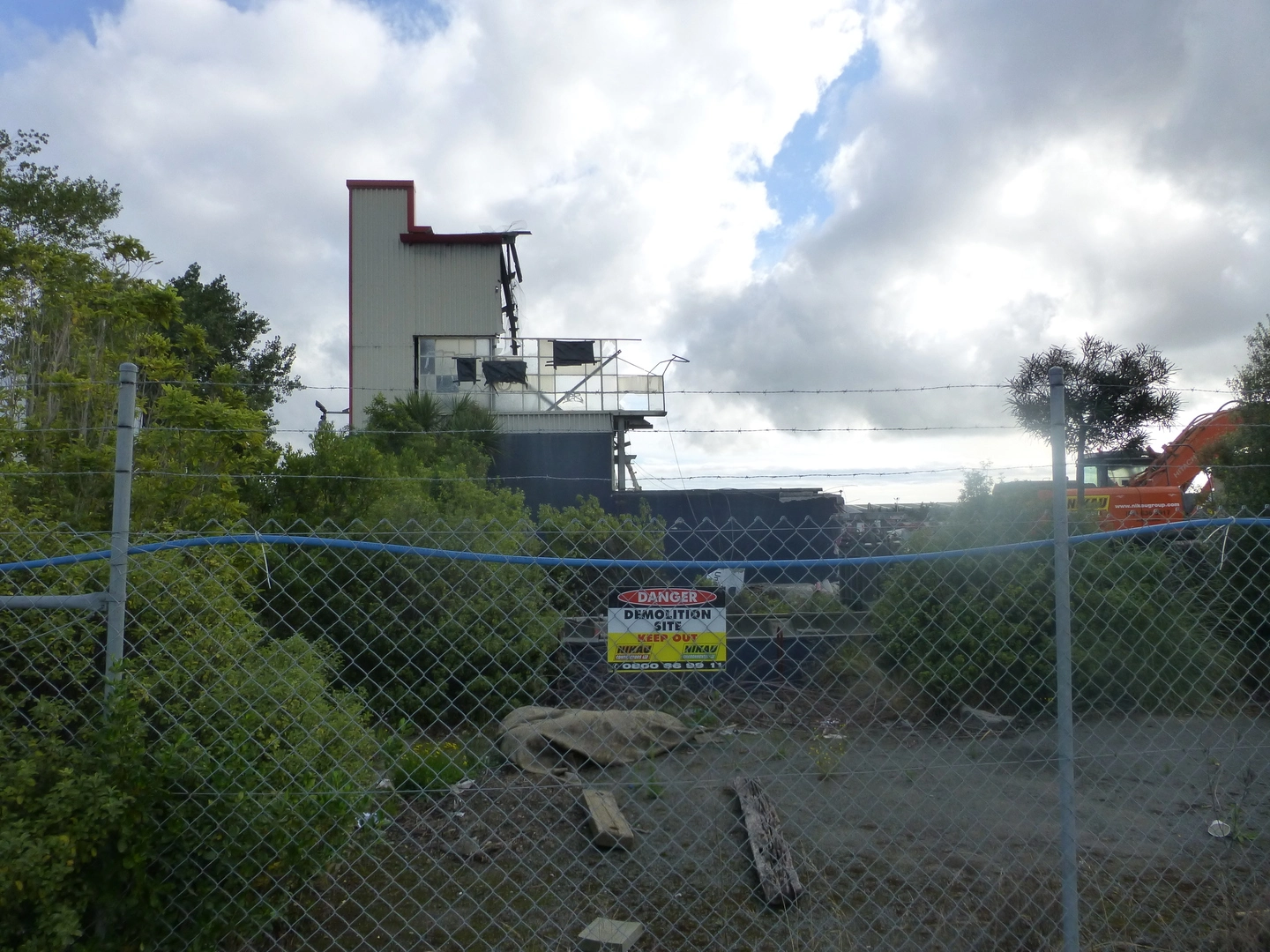 Demolition, KiwiRail yard