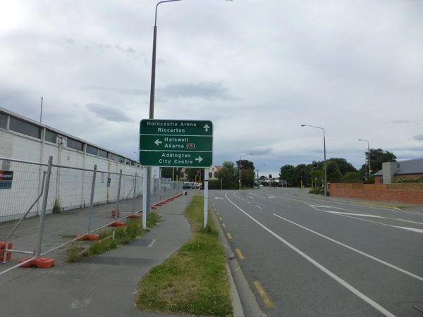 Lyttelton Street and former supermarket 