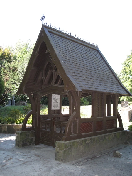 Lychgate at St Mary's Church and cemetery