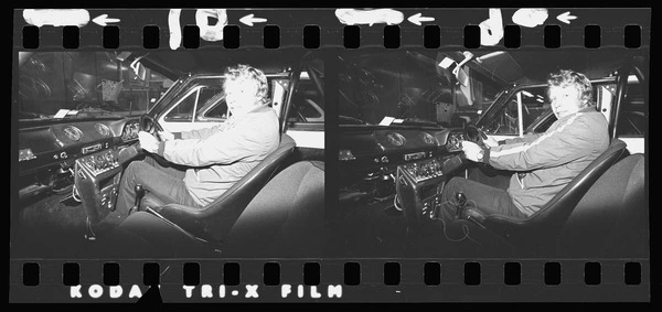Hannu Mikkola in drivers seat