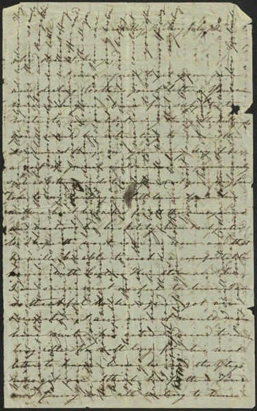 Letter to Mary Rowley
