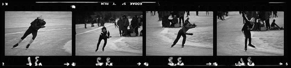 Speed skating on Lake Ida