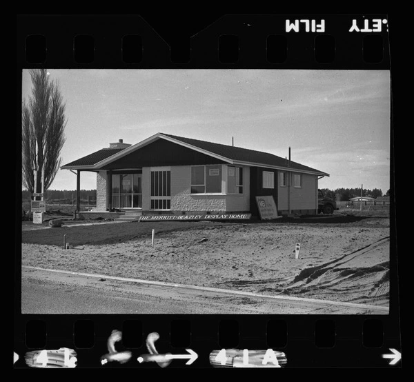 Newly built Merritt Beazley house