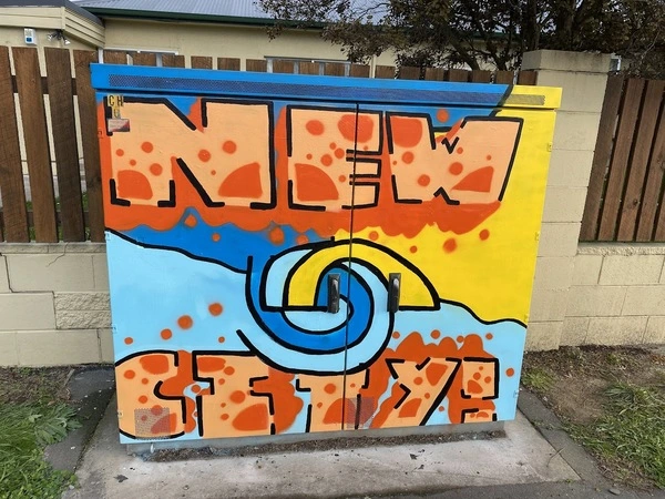 “New City” utility box – Shakespeare Road