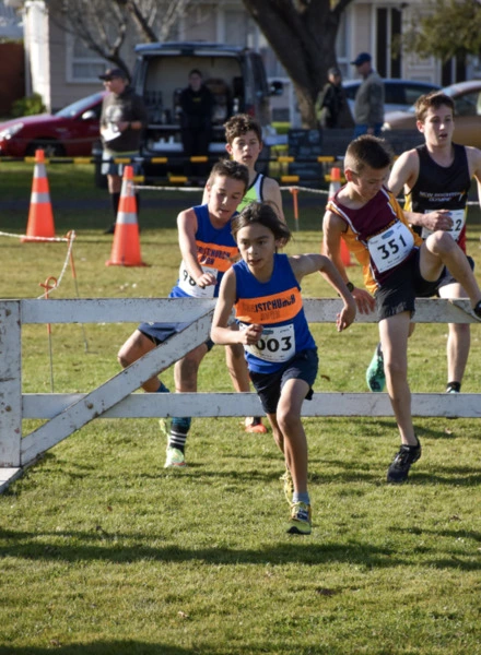 Brent Cameron in a cross country race