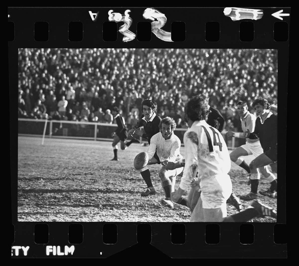 Rugby match between South Island and North Island