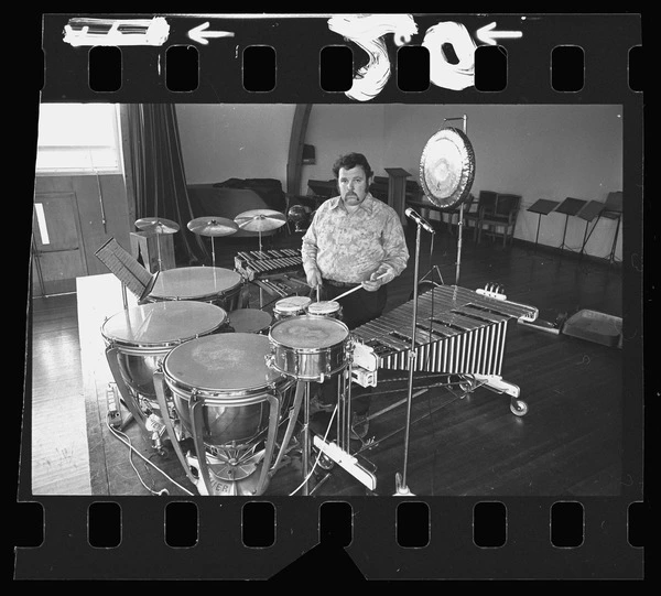 Timpanist Gary Brain