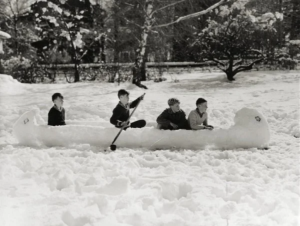 Snow boat in Hanmer Springs