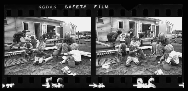 Children playing in a sandpit