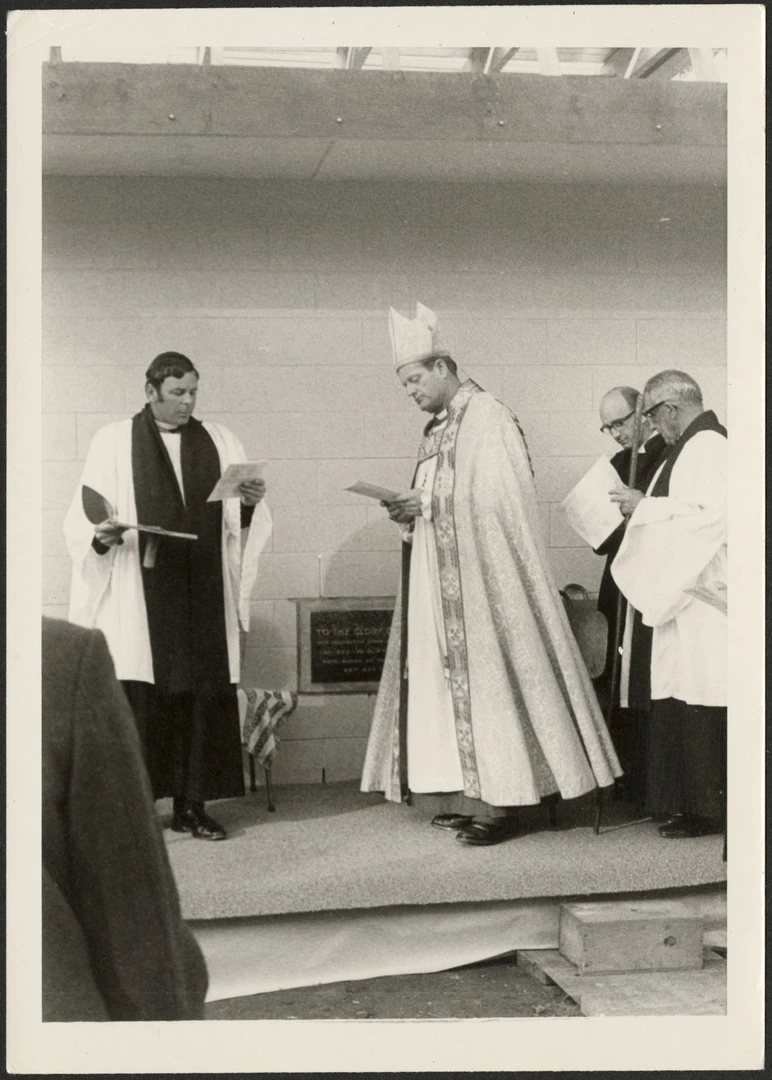 Bishop Alan Pyatt and Michael Brown