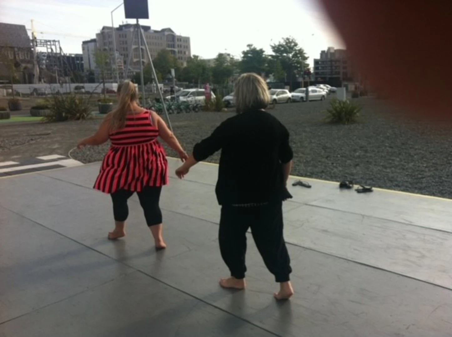 Dancing at Dance-O-Mat