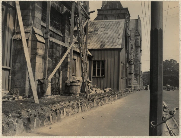 Ladder on the Canterbury Provincial Council buildings