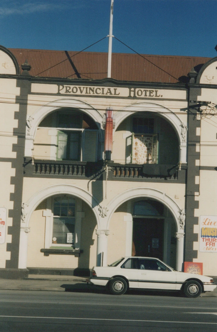 View of the arches on the Provincial Hotel northern facade