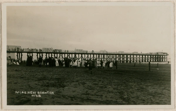 New Brighton Pier postcard