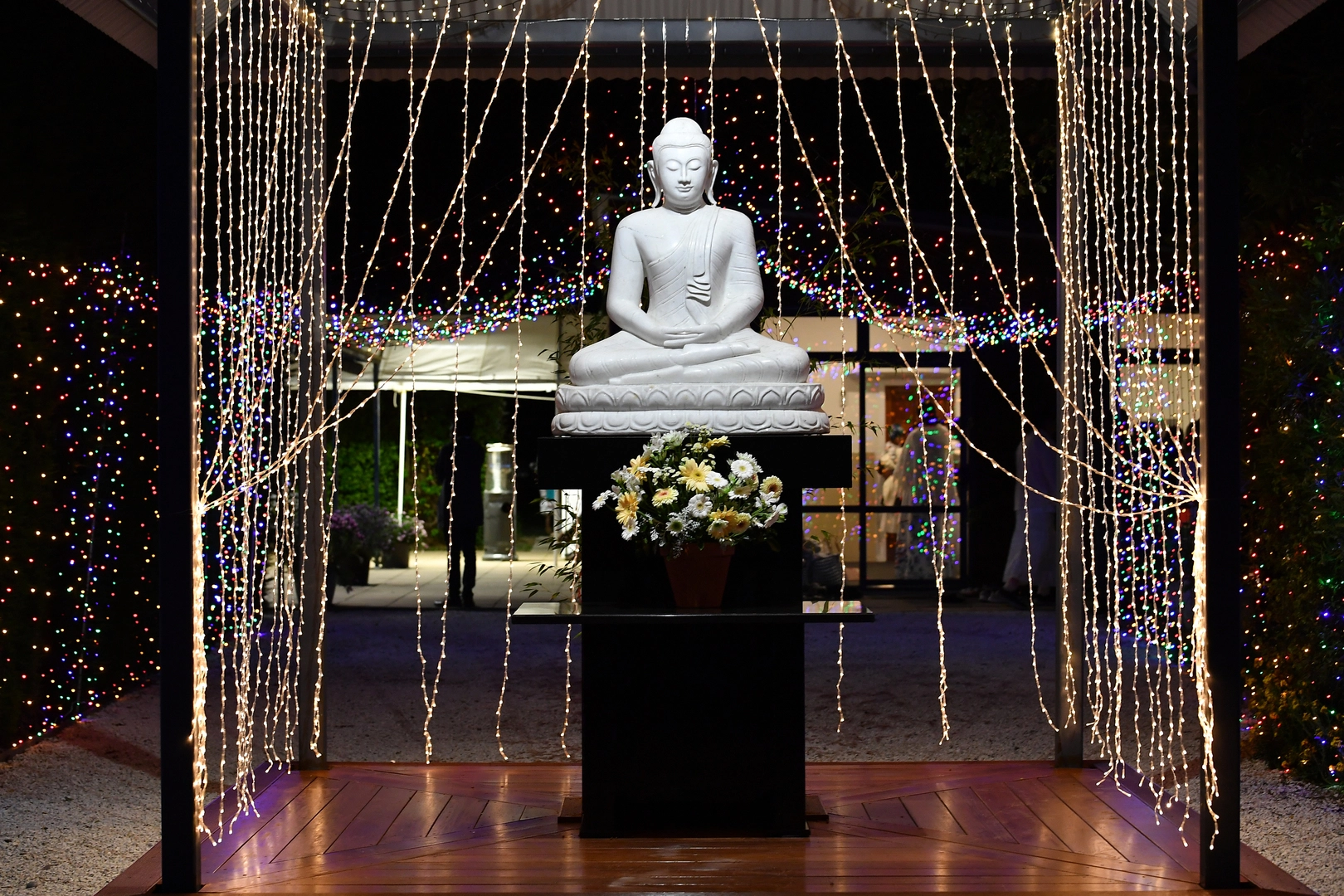 Buddha statue and decorations
