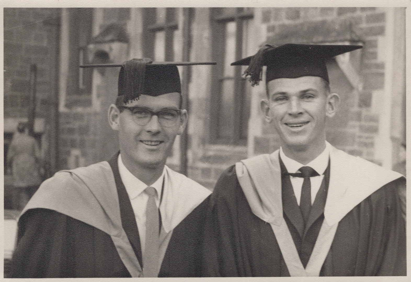 Neville Slaughter and John Patrick graduating