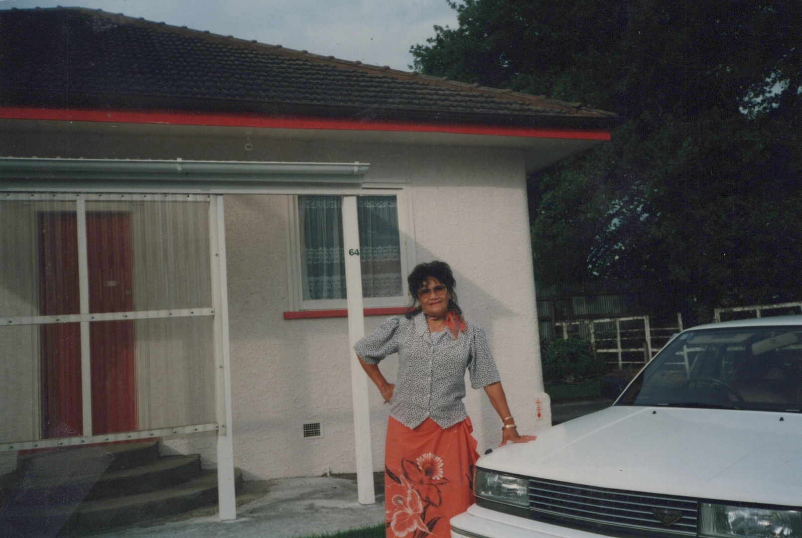 Nana Hart with her car