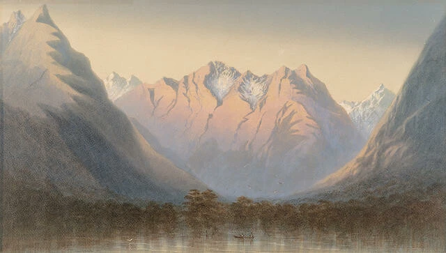 Samuel Horatio Moreton - Sunrise, Milford Sound