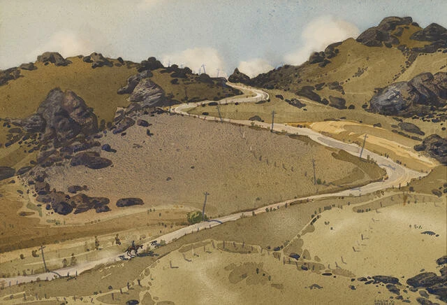 Colin Wheeler - A Central Otago Road
