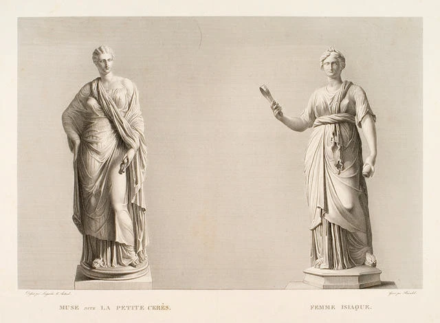 Albert Christoph Reindel - Muse, dite La Petite Cerès - Femme Isiaque