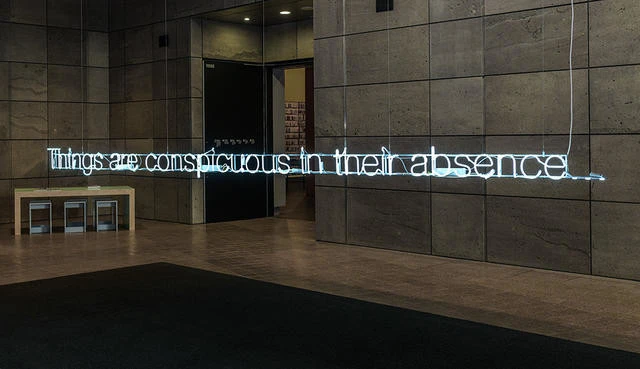 Cerith Wyn Evans - Things are conspicuous in their absence...
