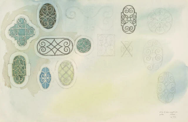 Bill Sutton - Notes Of Some Wrought Iron Grilles, Venice