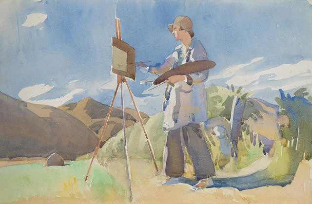 Olivia Spencer Bower - Ngaio Marsh Painting