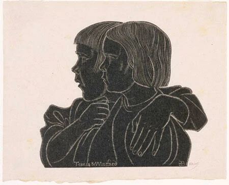 Eric Gill - Teresa and Winifred Maxwell