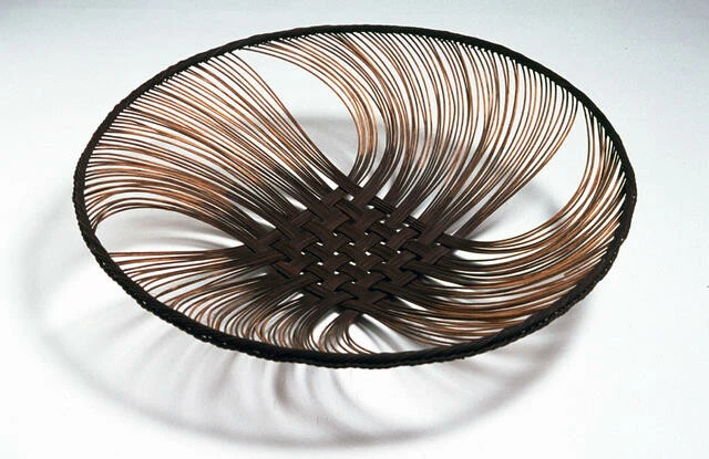 Ruth Castle - Decorative dish (check pattern)