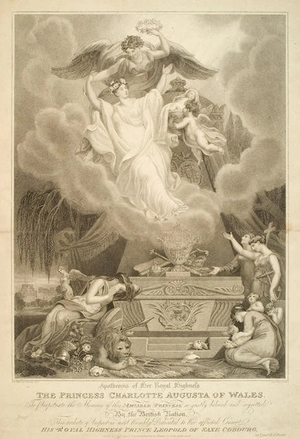 Fry and Wright - Apotheosis Of Her Royal Highness The Princess Charlotte Augusta Of Wales
