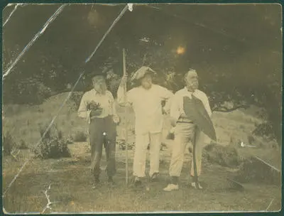 L to R Robert, William, Gilbert. Mair Bros.