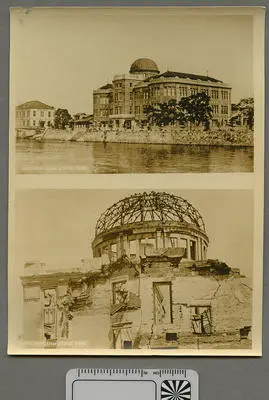 Hiroshima before and after atomic bomb